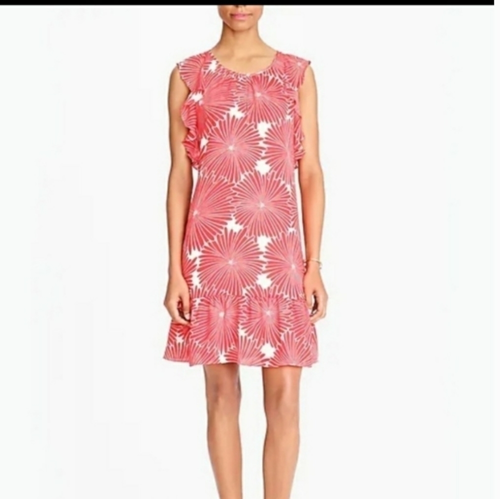J.Crew Sunburst Flutter Dress Size M